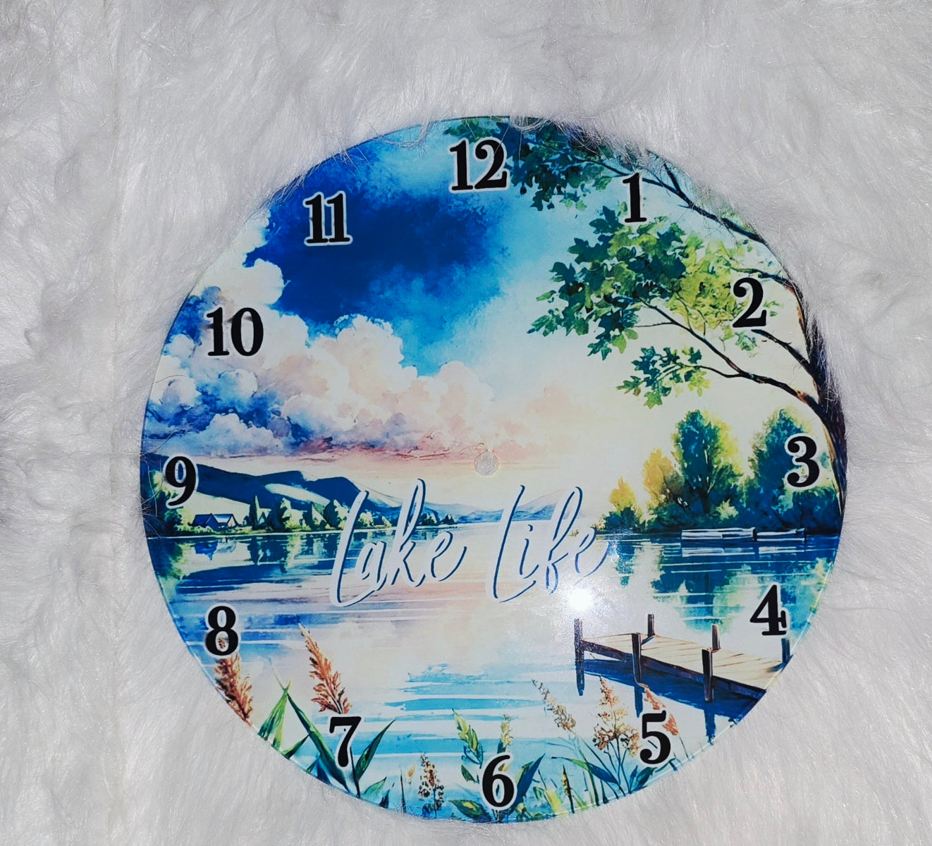 Glass Wall Clock