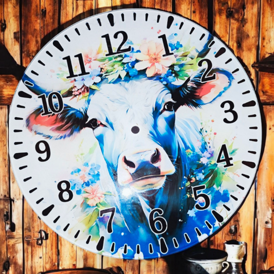 Glass Wall Clock
