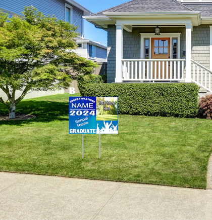 Yard signs 18x24 w/metal stake